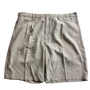 Bamboo Cay Men’s Casual Resort Wear Pleated Shorts Size 42